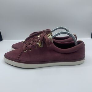 Sperry Sailor LTT Leather Womens Sneakers Size 9.5 Maroon STS84362